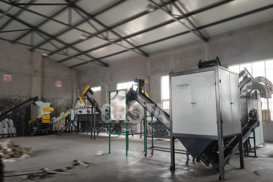 辽宁省第三套一次性PP输液瓶破碎清洗线安装调试成功